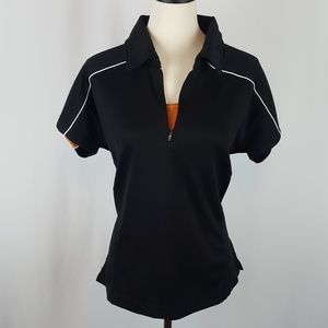 Fersten Worldwide Black Golf Shirt Size XL